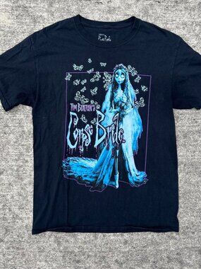 Tim Burtons Corpse Bride Spooky Graphic Tee Shirt